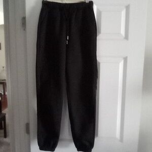 Black Fleece Joggers, Size Small